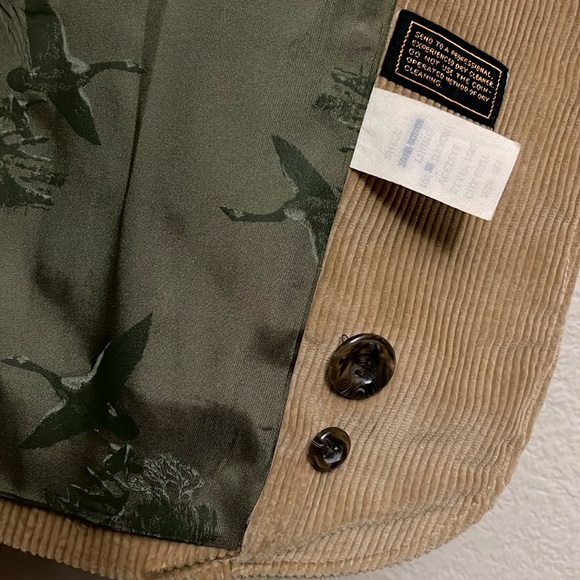 NEW Eddie Bauer Corduroy Jacket Lined Women’s 12 Tan Vintage - Picture 5 of 13